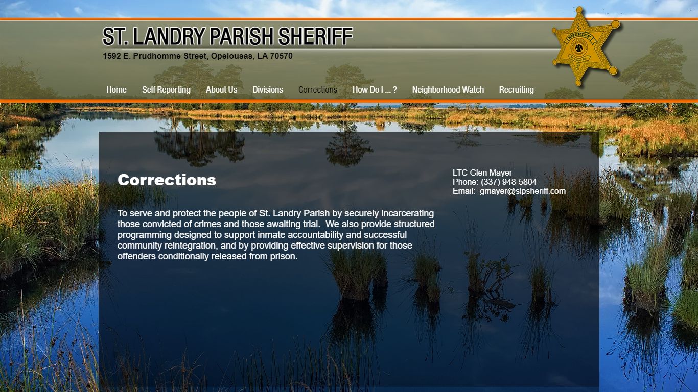 Corrections | sheriff-nature - St. Landry Parish Sheriff